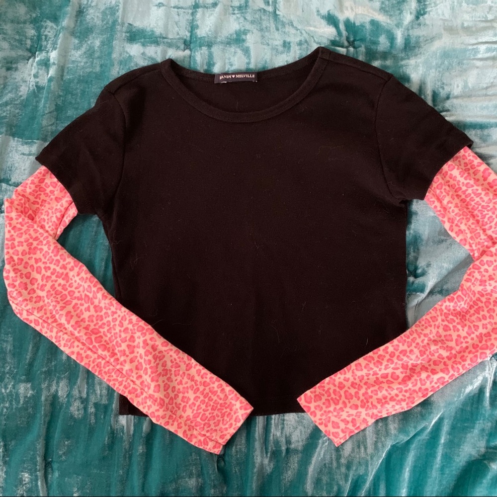 Brandy Long sleeve rare cheetah top